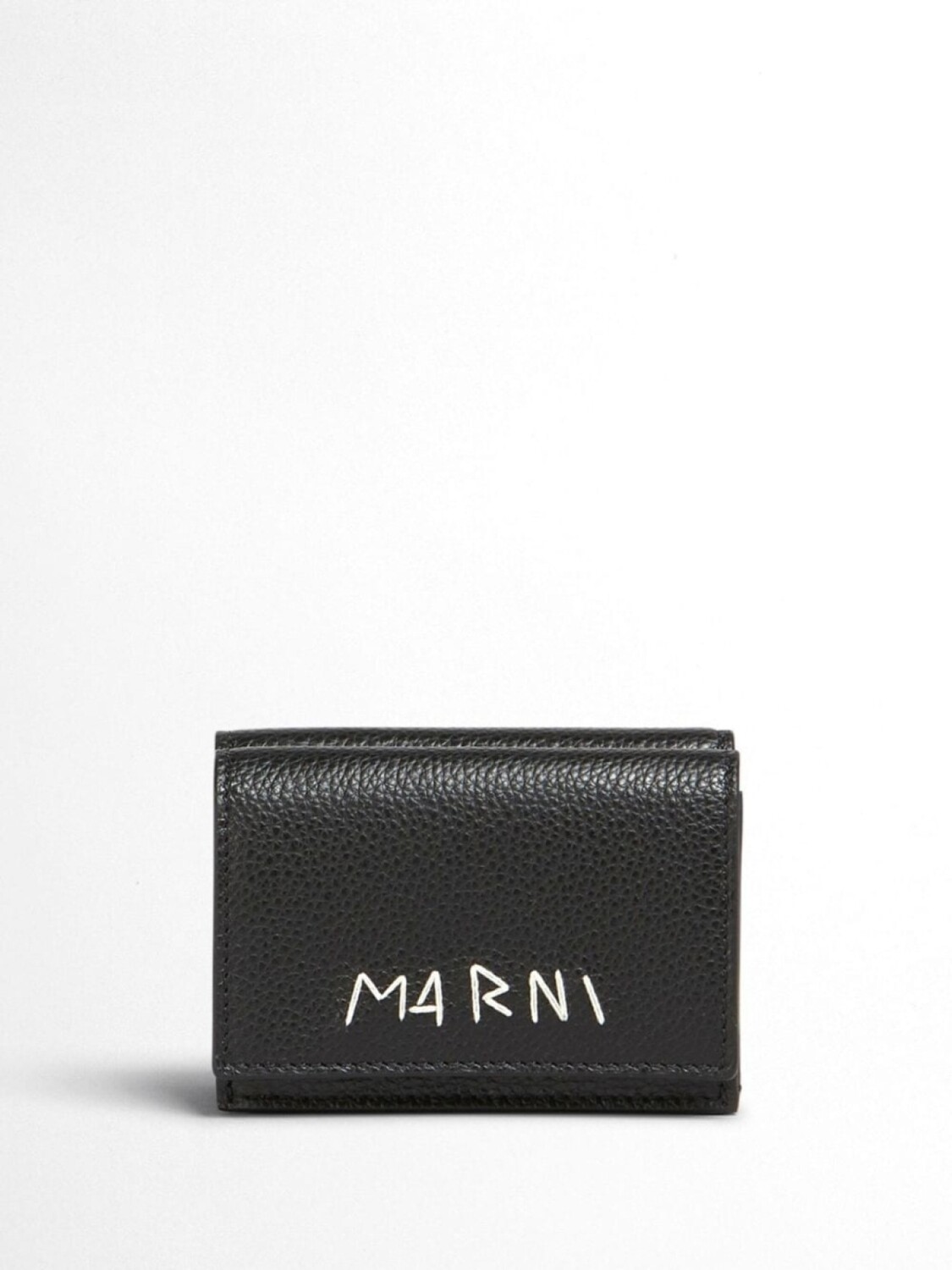 

Marni кошелек с вышитым логотипом, черный