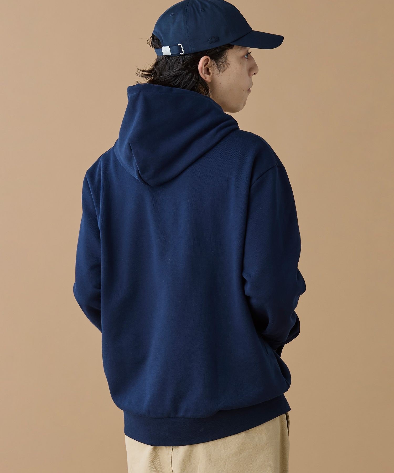 Толстовка/худи Essential Sweat LACOSTE, Navy — фото 4