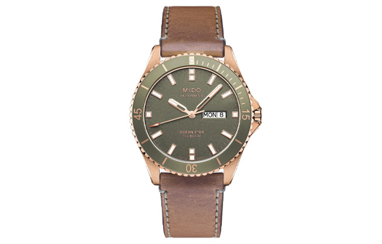 

MIDO Часы Men's Leader Submariner Watch, Green