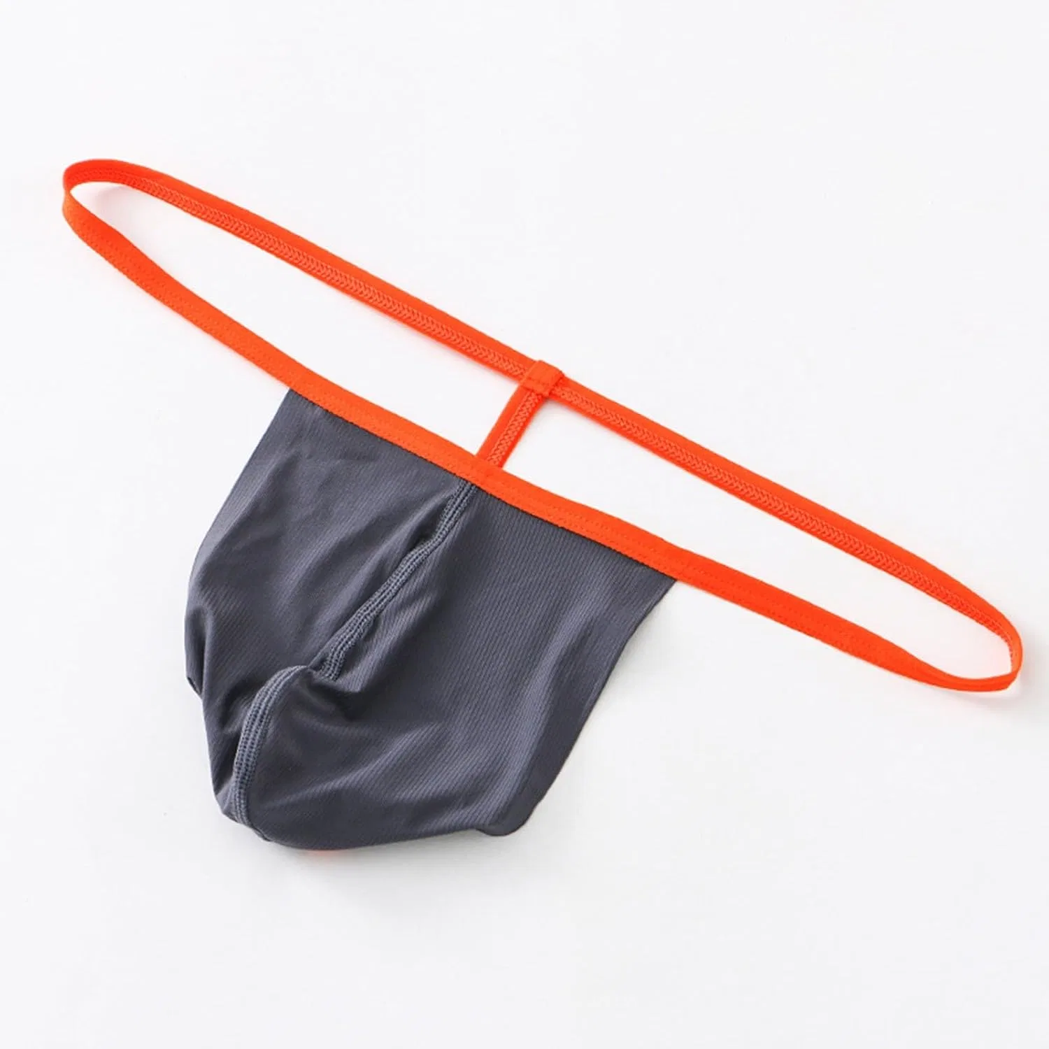 Боксеры Leather Double Open Cut, Dark Gray — фото 2