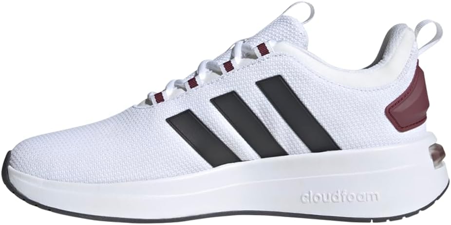 Мужские кроссовки Adidas Racer TR23, белый/черный/красный — фото 4