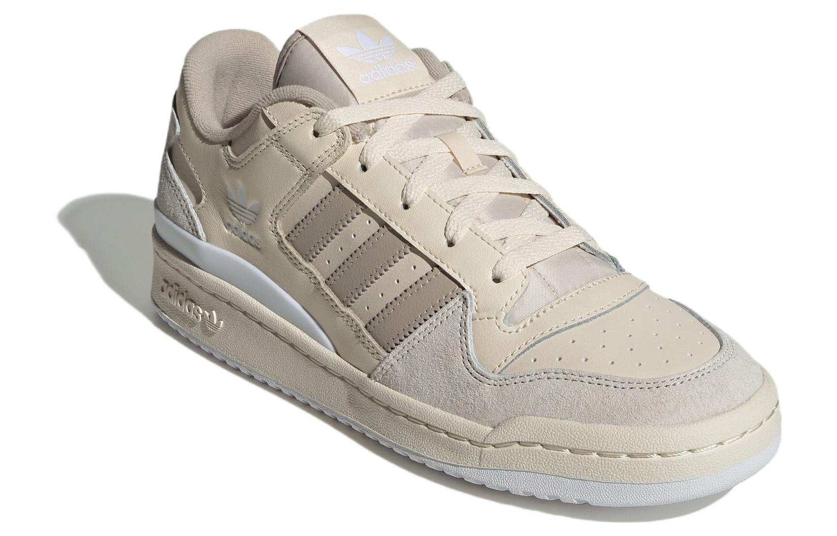 Adidas Originals Адидас Ориджиналс Форум Лоу бежевый экрю, цвет Ecru — фото 4