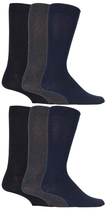 

В наборе 6 мужских хлопчатобумажных носков в разноцветную полоску 7 разных дизайнов Sock Snob, серый