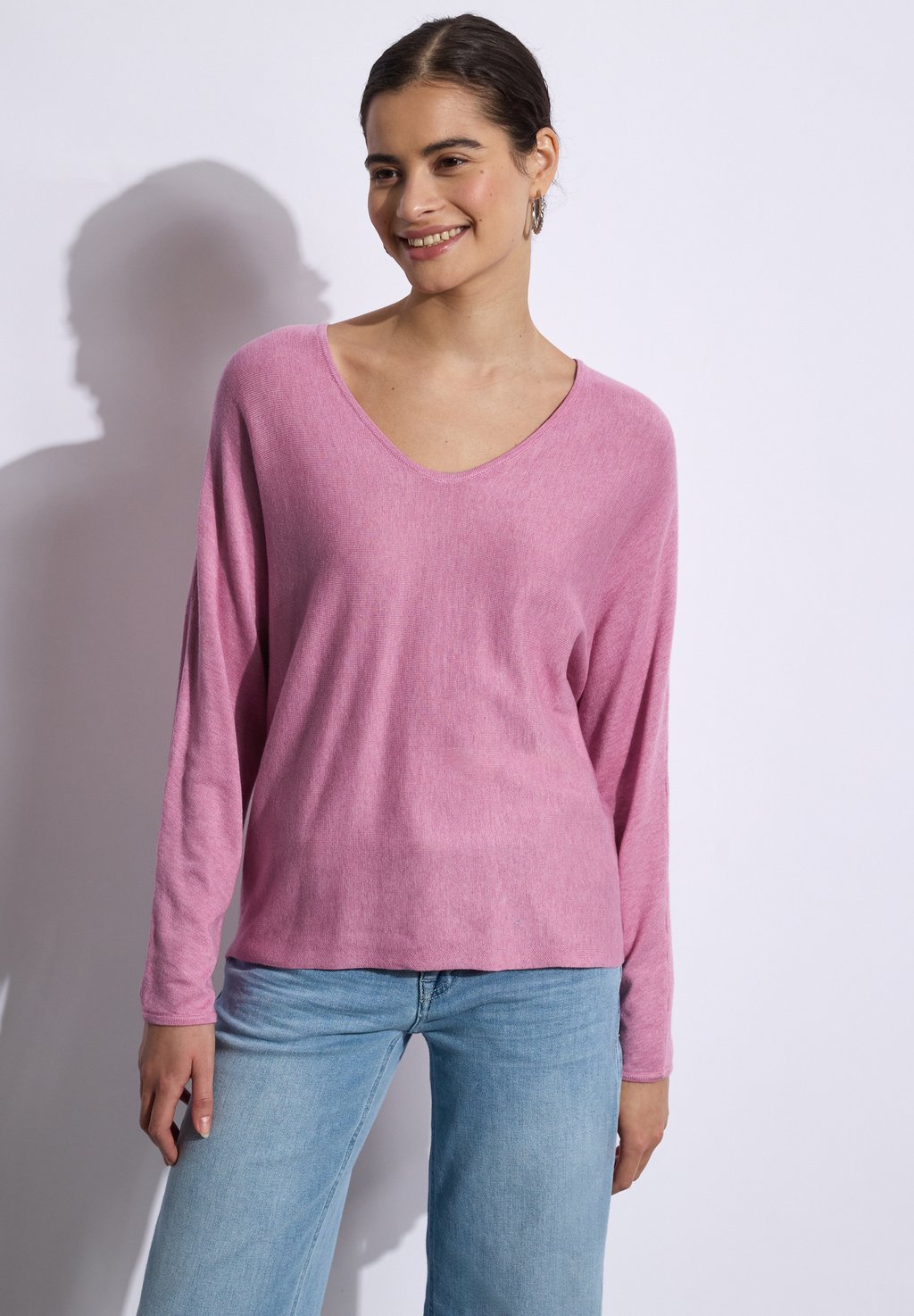

Джемпер V-NECK Street One Studio, светло-розовый