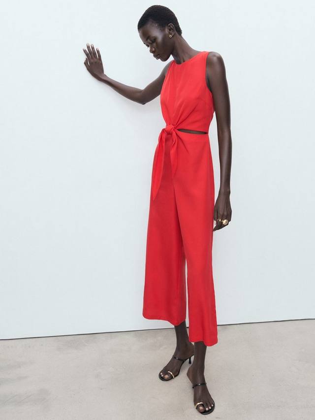 

Комбинезон Lana с узлом Mango, Red