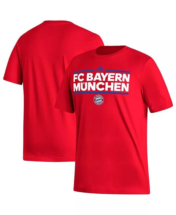 

Мужская красная футболка Bayern Мюнхен Дасслер Adidas, красный