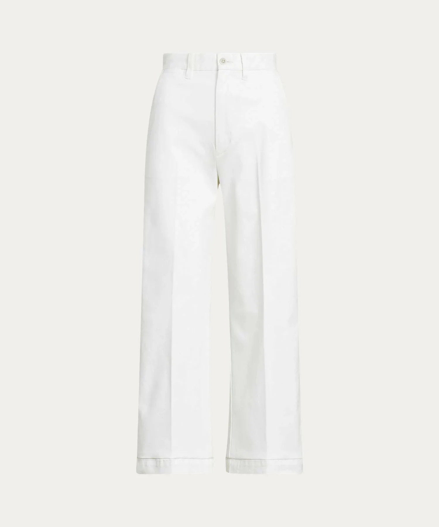Широкие брюки-чиносы Polo Ralph Lauren, 100 White — фото 2