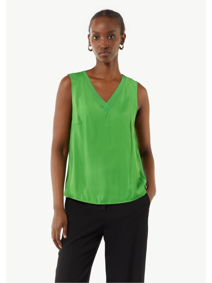 

Блуза comma Bluse ärmellos, зеленый