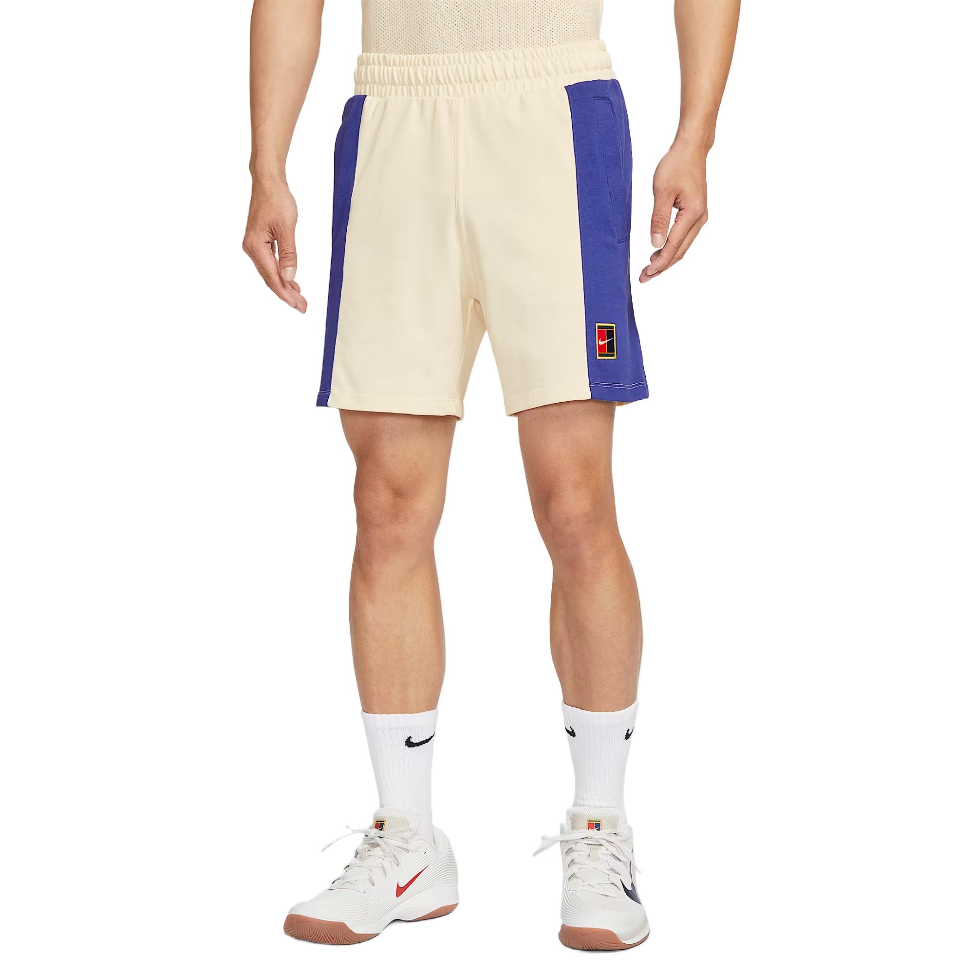 Nike Мужские шорты для тенниса Court Heritage белые 110 — фото 4