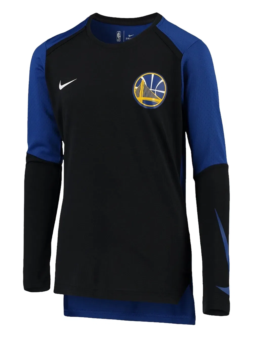 Футболка с длинными рукавами NBA Golden State Warriors Nike, синий