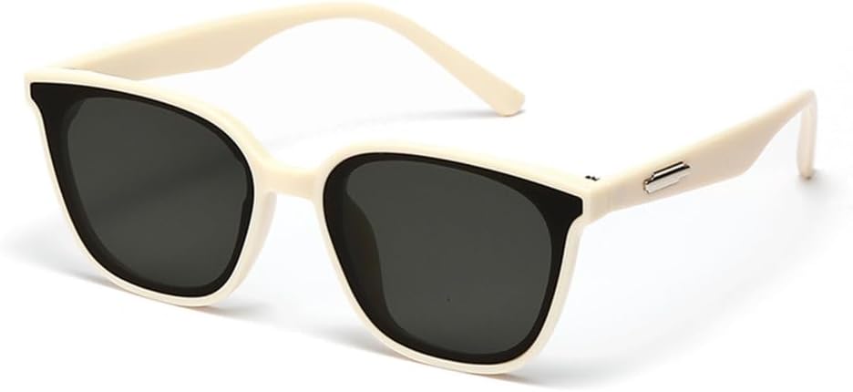 

Солнцезащитные очки в стиле ретро, ​​квадратной формы, 2027 год, для женщин и мужчин, классический винтаж, защита от ультрафиолета UV400 для активного отдыха MTZJH, C04 White Black