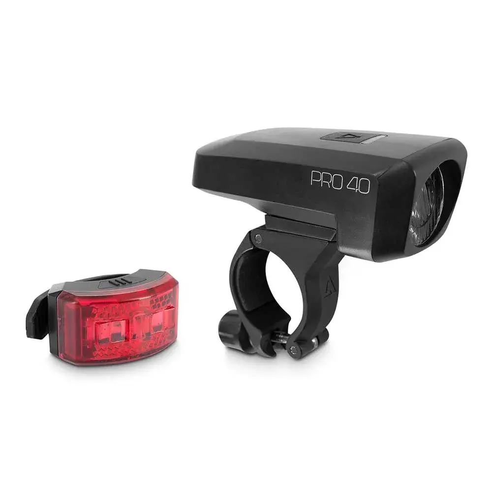 

Комплект велосипедных фонарей Acid Pro 40, серебряный