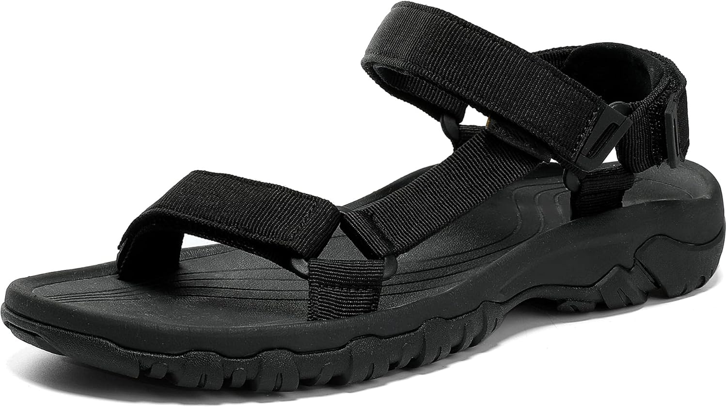 

Мужские спортивные походные сандалии с промежуточной подошвой из ЭВА, для активного отдыха с поддержкой свода стопы, пляжные водные туфли Muboliy, черный