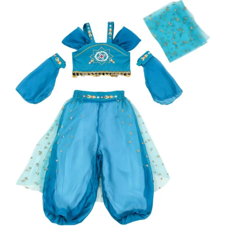 Детский комплект из юбки и футболки с круглым вырезом PROTECTCAMEL, Set-Including Veil