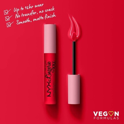 Матовая жидкая губная помада Lip Belgium Xxl Untamable Brick Red, Nyx Professional Makeup — фото 2