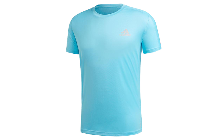 

Футболка мужская Adidas бирюзовый/тёмный серебристо-серый