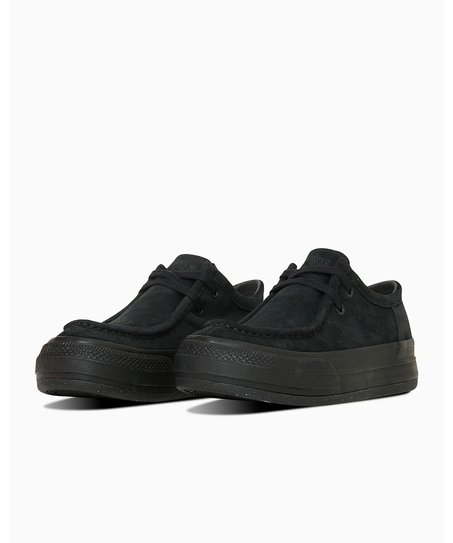 Унисекс мокасины CONVERSE ALL STAR BOARDERSTAR из замши чёрные — фото 2