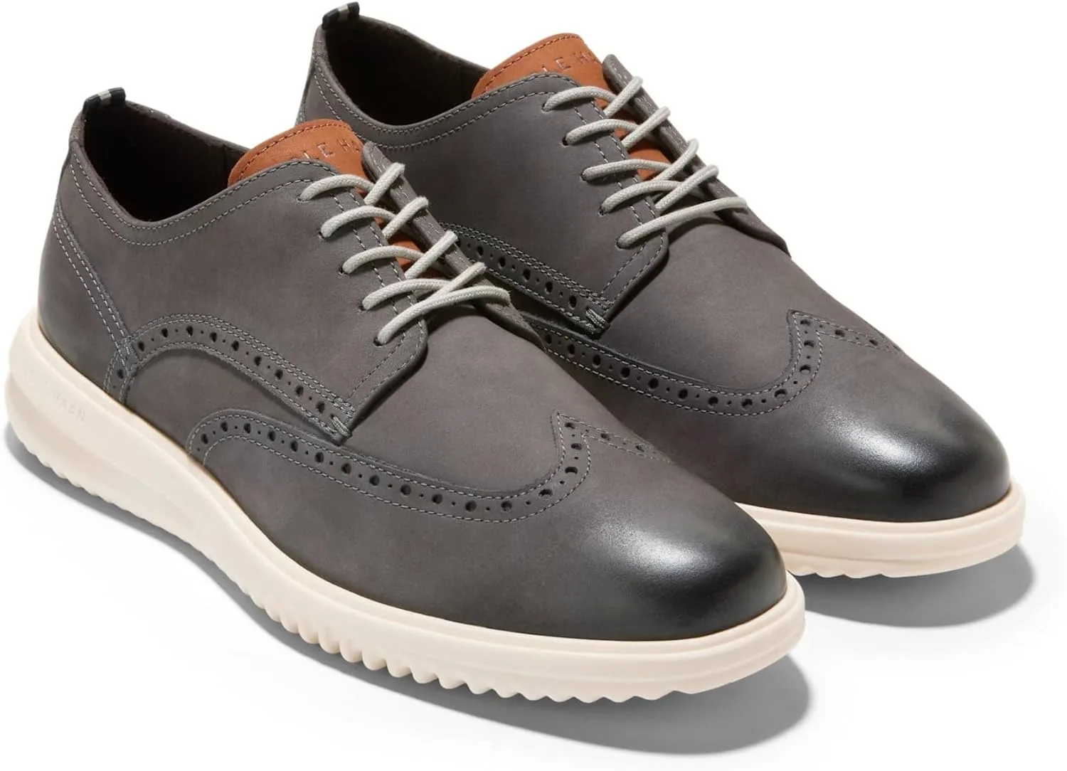 Оксфорды Cole Haan Grand Wingtip, серый