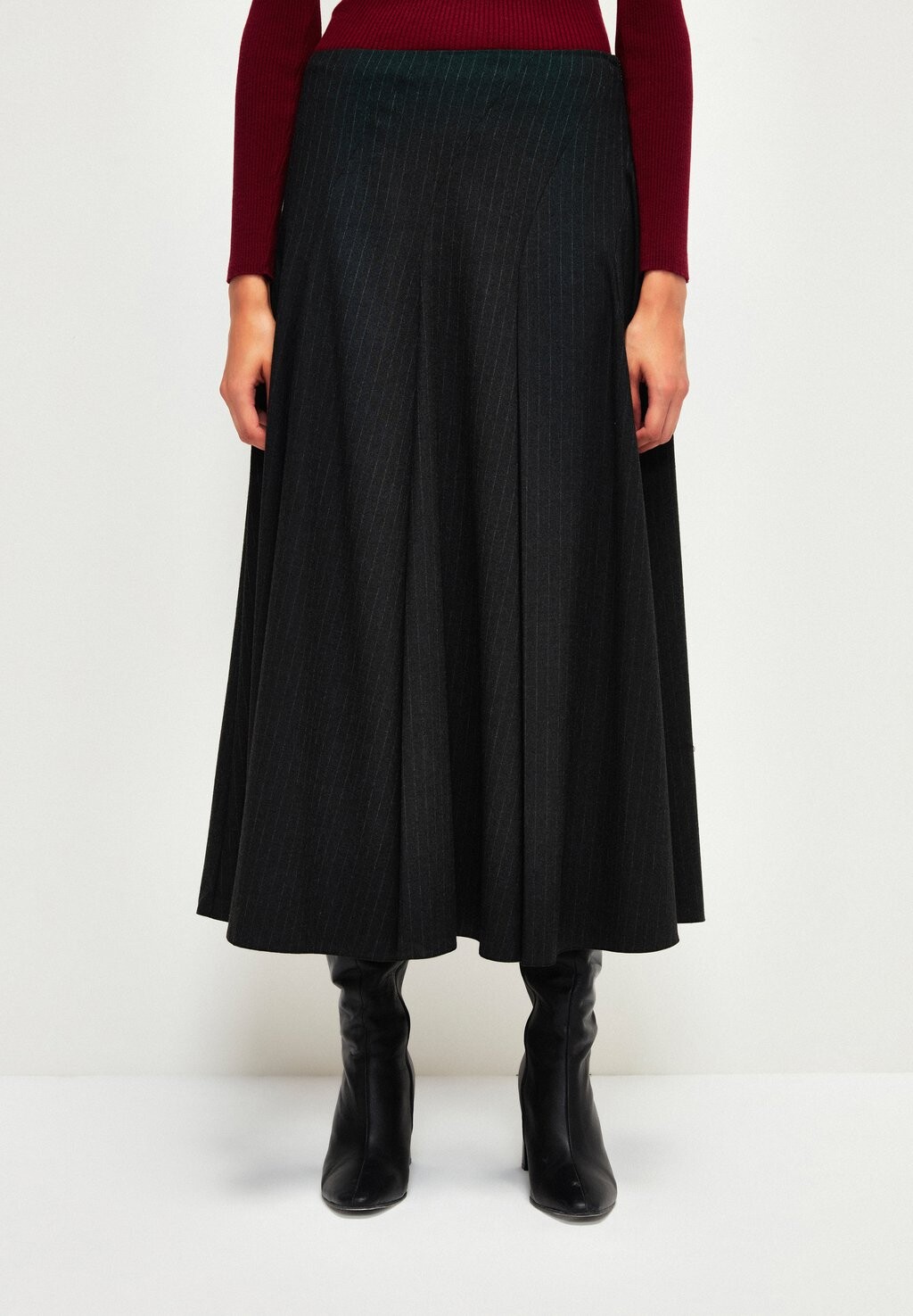 

Юбка макси adL, цвет striped anthracite
