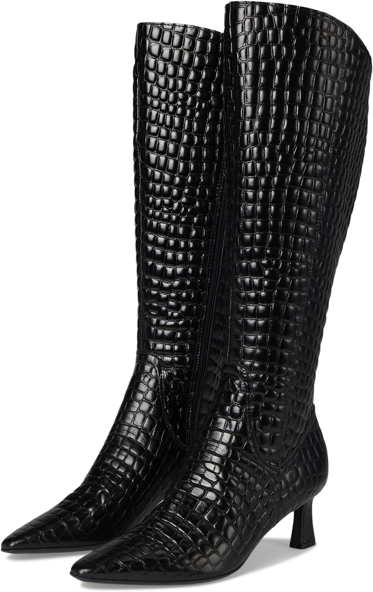 Ботинки Naturalizer Women's Deesha - Wide Calf Boot, Black Leather