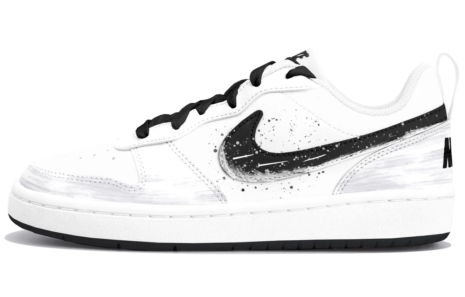 Кроссовки для скейтбординга Nike Court Borough Low Black для подростков