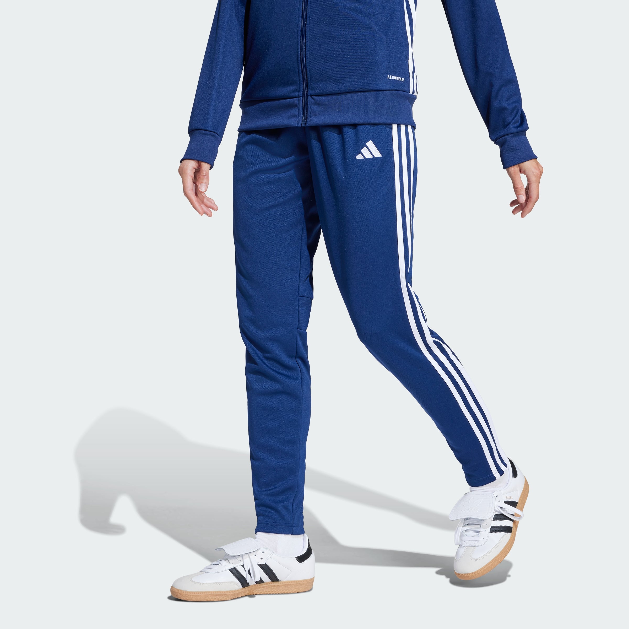 

Женские тренировочные брюки Adidas Tiro 25 Essentials, синий/белый