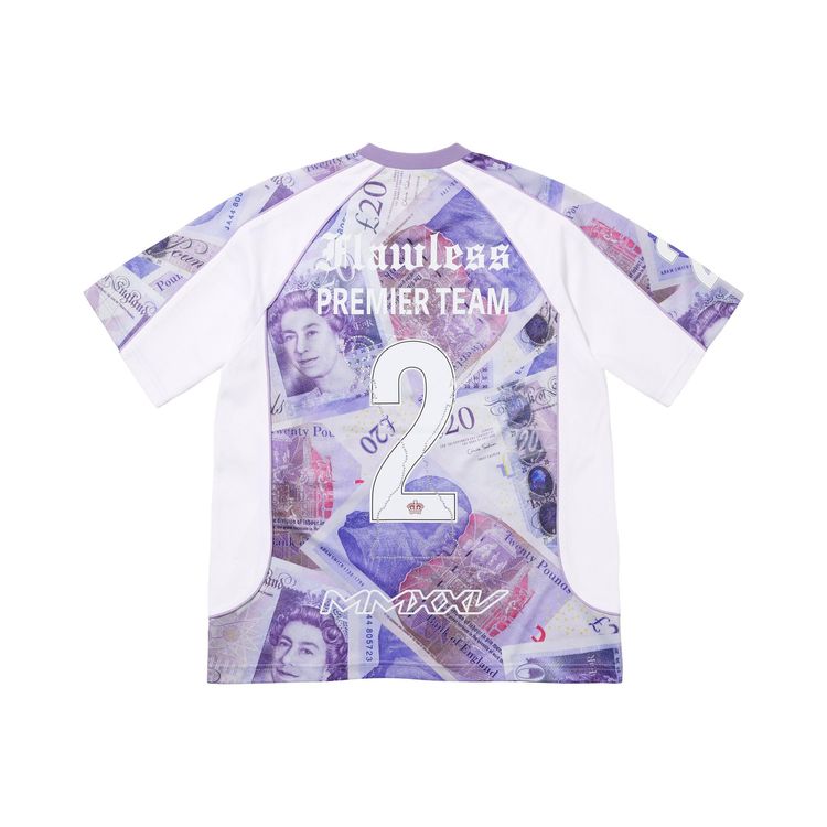 Футболка Supreme Pounds Soccer Jersey, белый — фото 2
