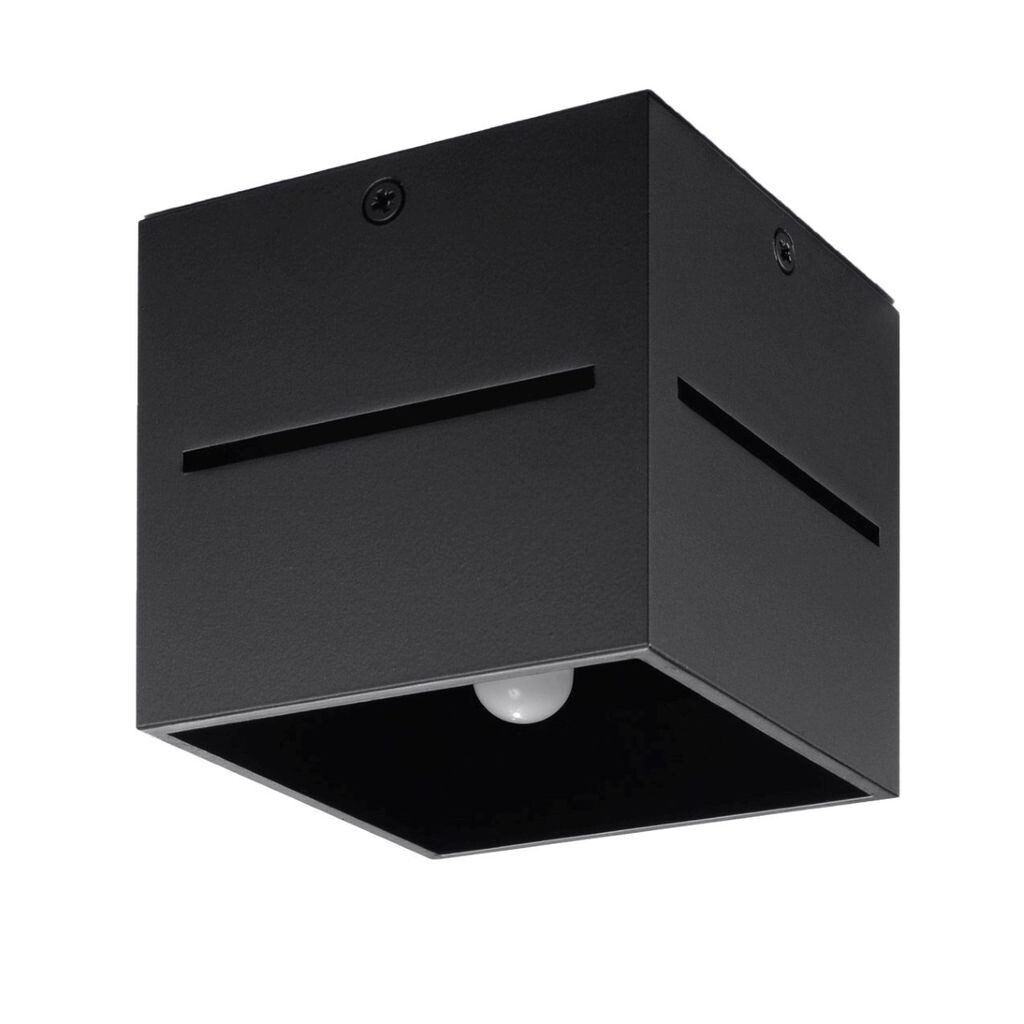 

Потолочный светильник LOBO черный 1хG9 40Вт алюминий 10х10х10см Sollux Lighting