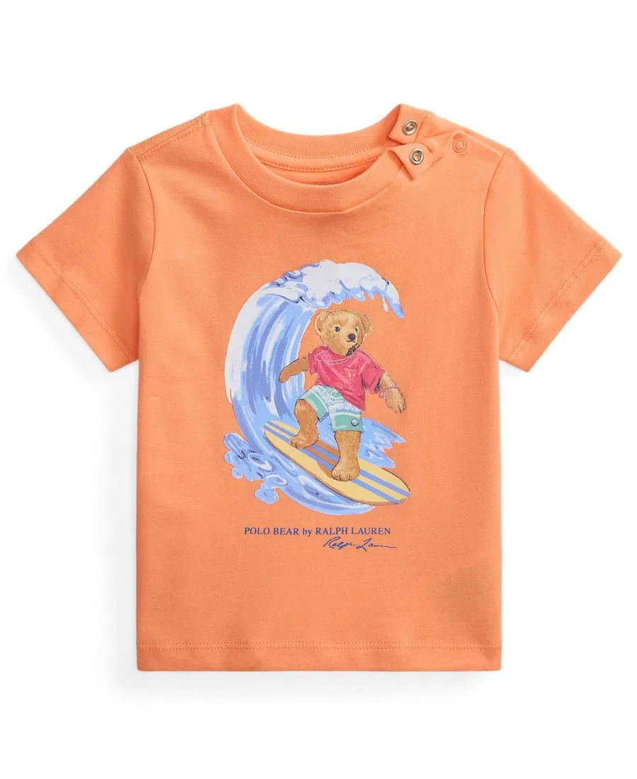 Детская футболка с коротким рукавом "Поло-медведь" для мальчиков Polo Ralph Lauren