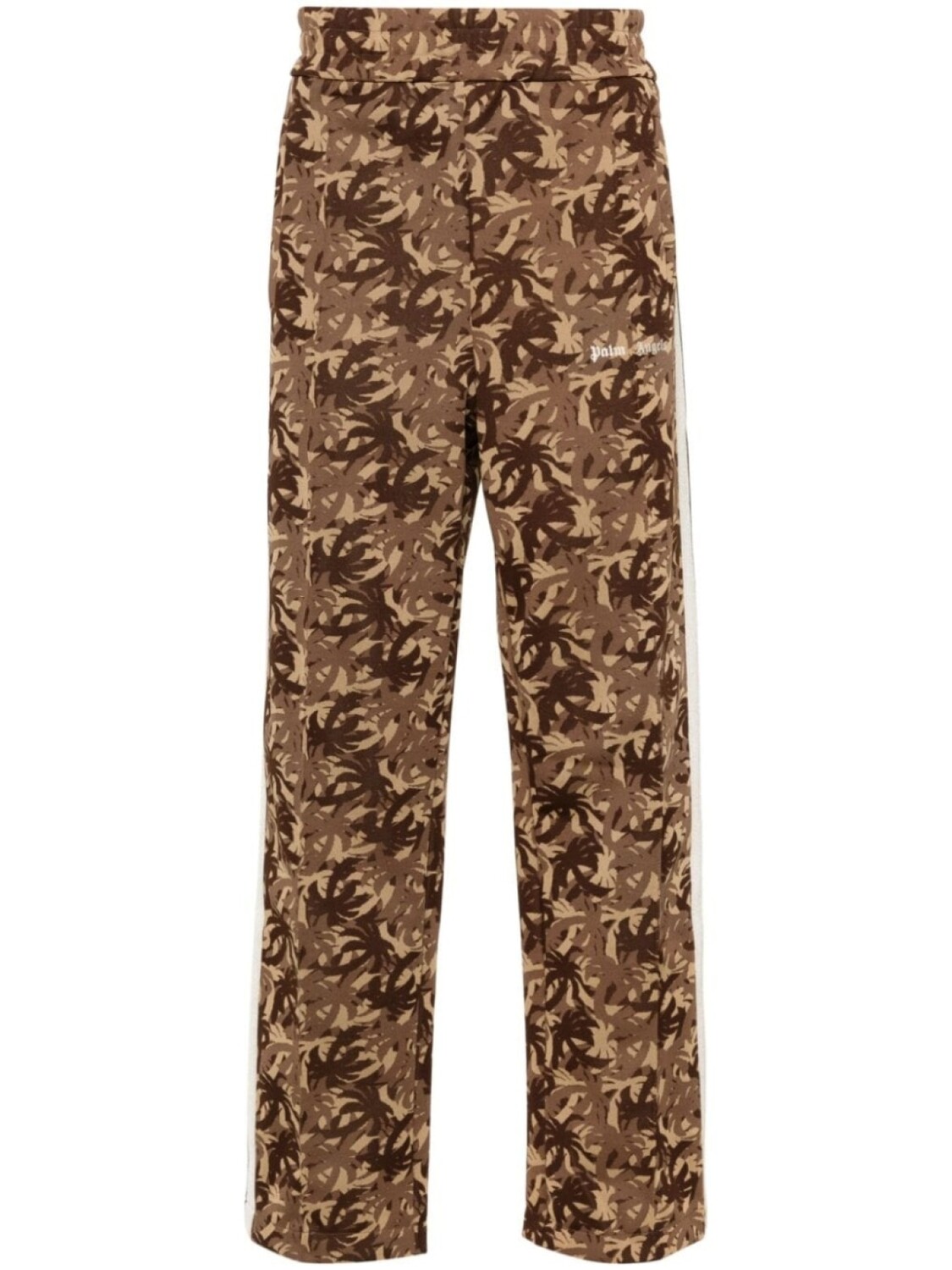 

Palm Angels спортивные брюки с вышитым камуфляжным логотипом, коричневый
