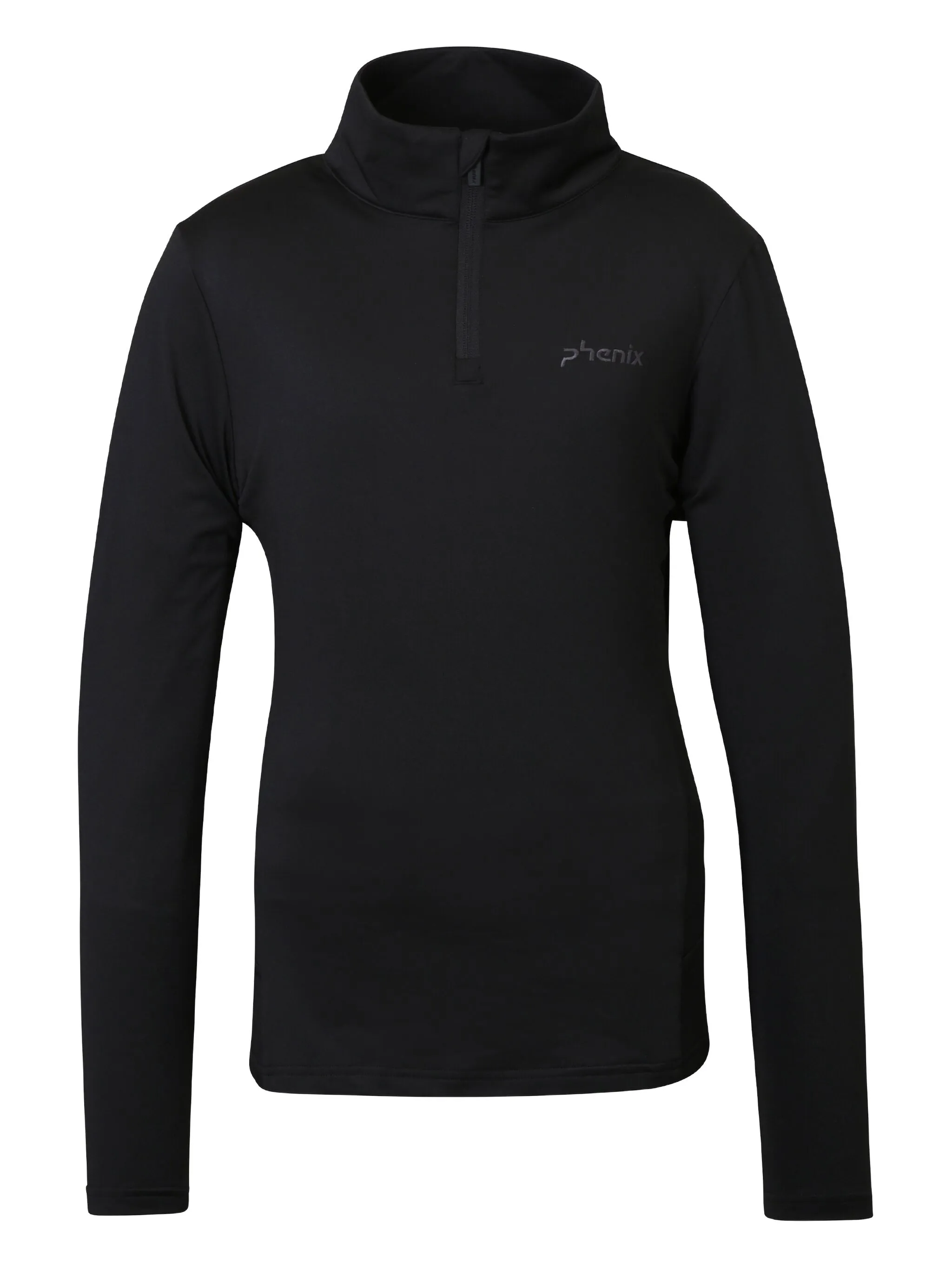 

Топ с воротником на молнии Phenix, черный