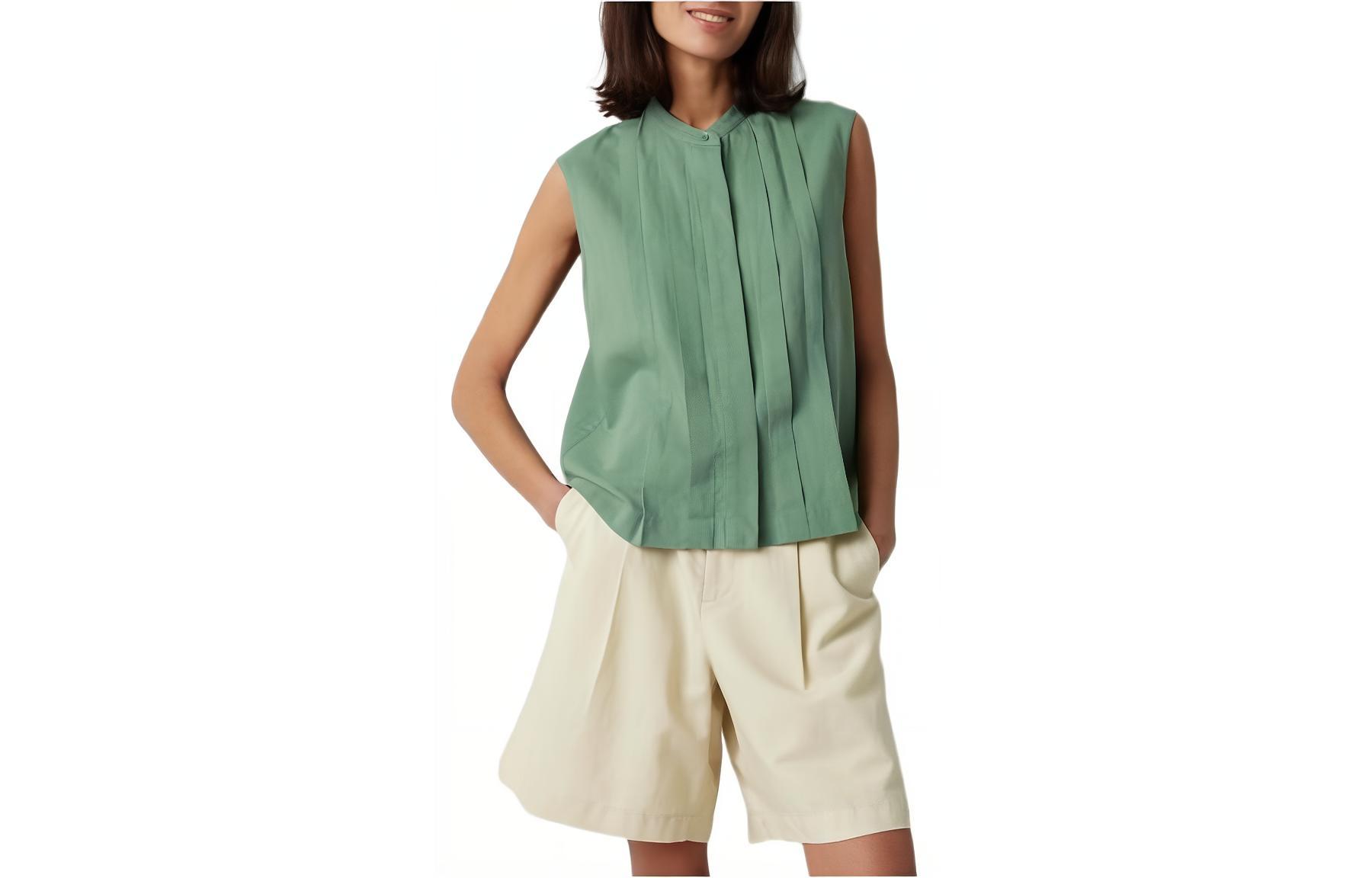 

UNIQLO Женский зеленый жилет, Green