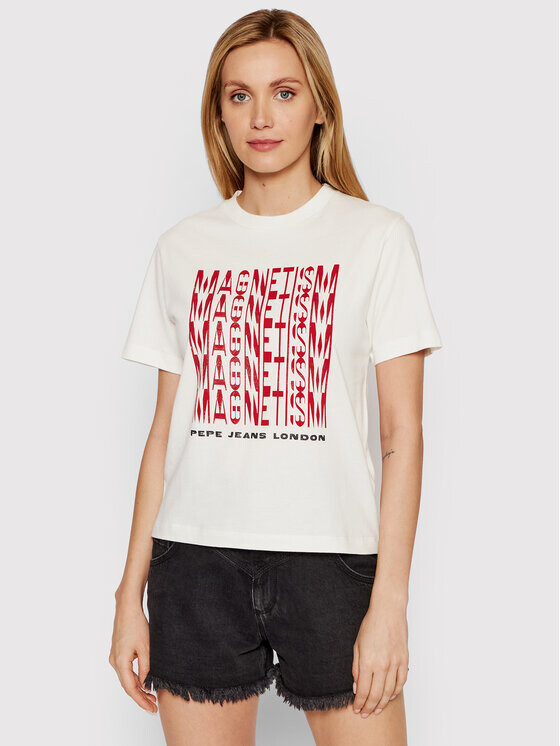 

Футболка стандартного кроя Pepe Jeans, белый
