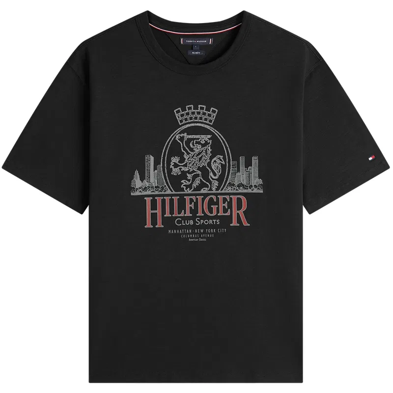 Футболка мужская с круглым вырезом Moderate Tommy Hilfiger, Ecru Z00 — фото 3
