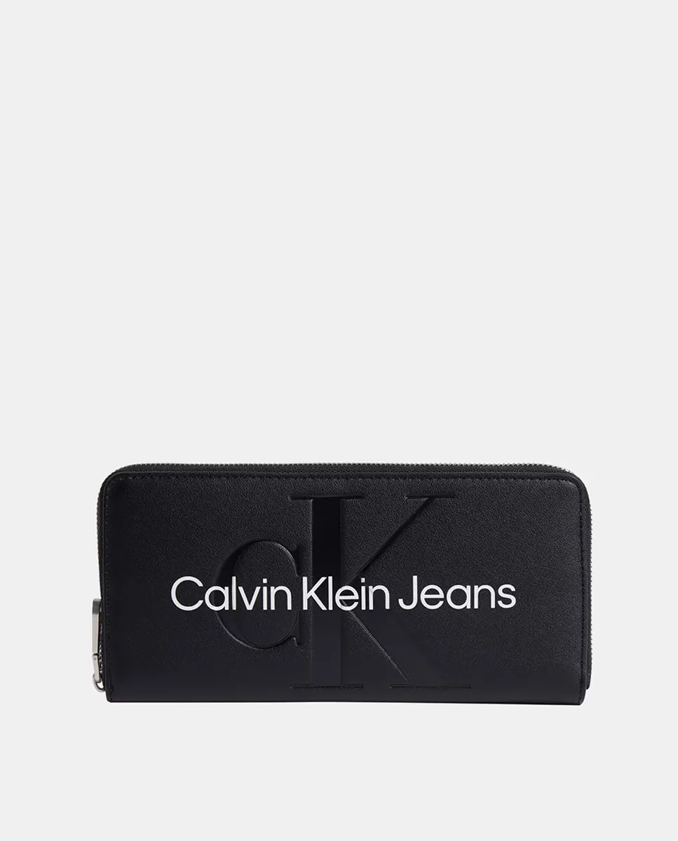 

Кошелек на молнии Calvin Klein, черный