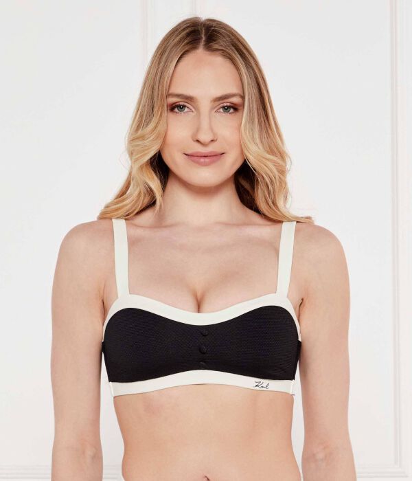 

Верх бикини Karl Lagerfeld Swimwear, черный