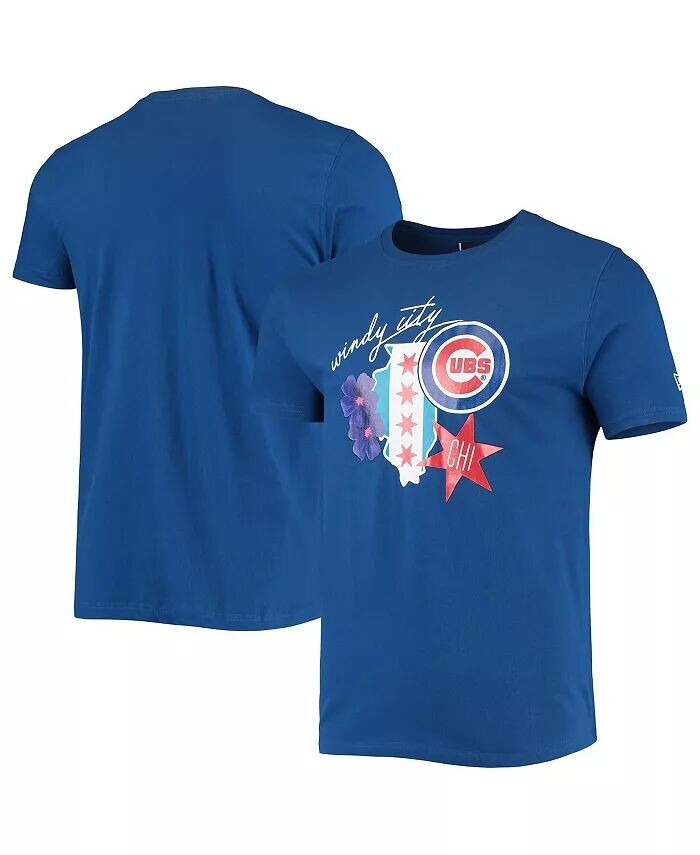 

Мужская футболка Royal Chicago Cubs City Cluster New Era