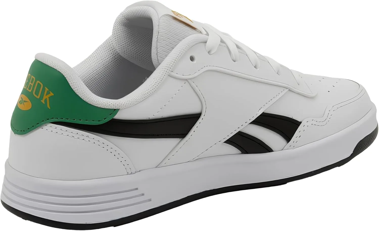 Кроссовки Reebok Court Advance унисекс для взрослых, белый/черный/зеленый — фото 3