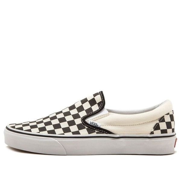 

Кроссовки classic slip-on 'checkerboard' Vans, черный
