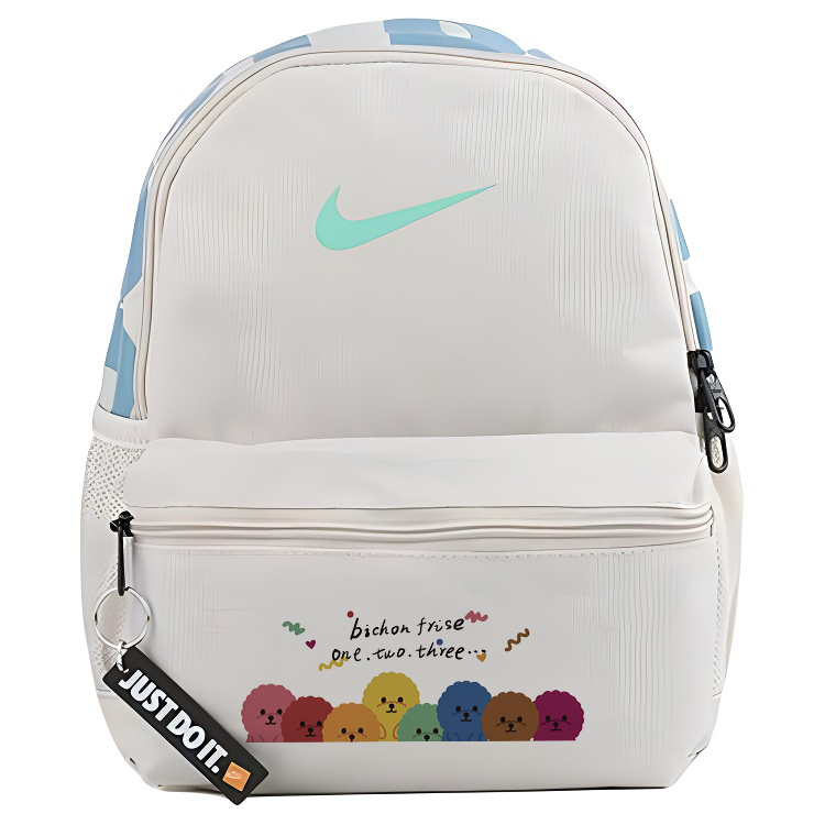 

Nike Тканевый рюкзак женский серо-белый