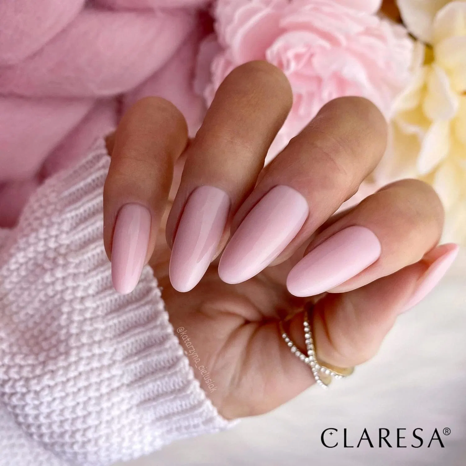 Гель-строитель для ногтей Claresa Soft & Easy Milky Pink 90 г Claresa — фото 4