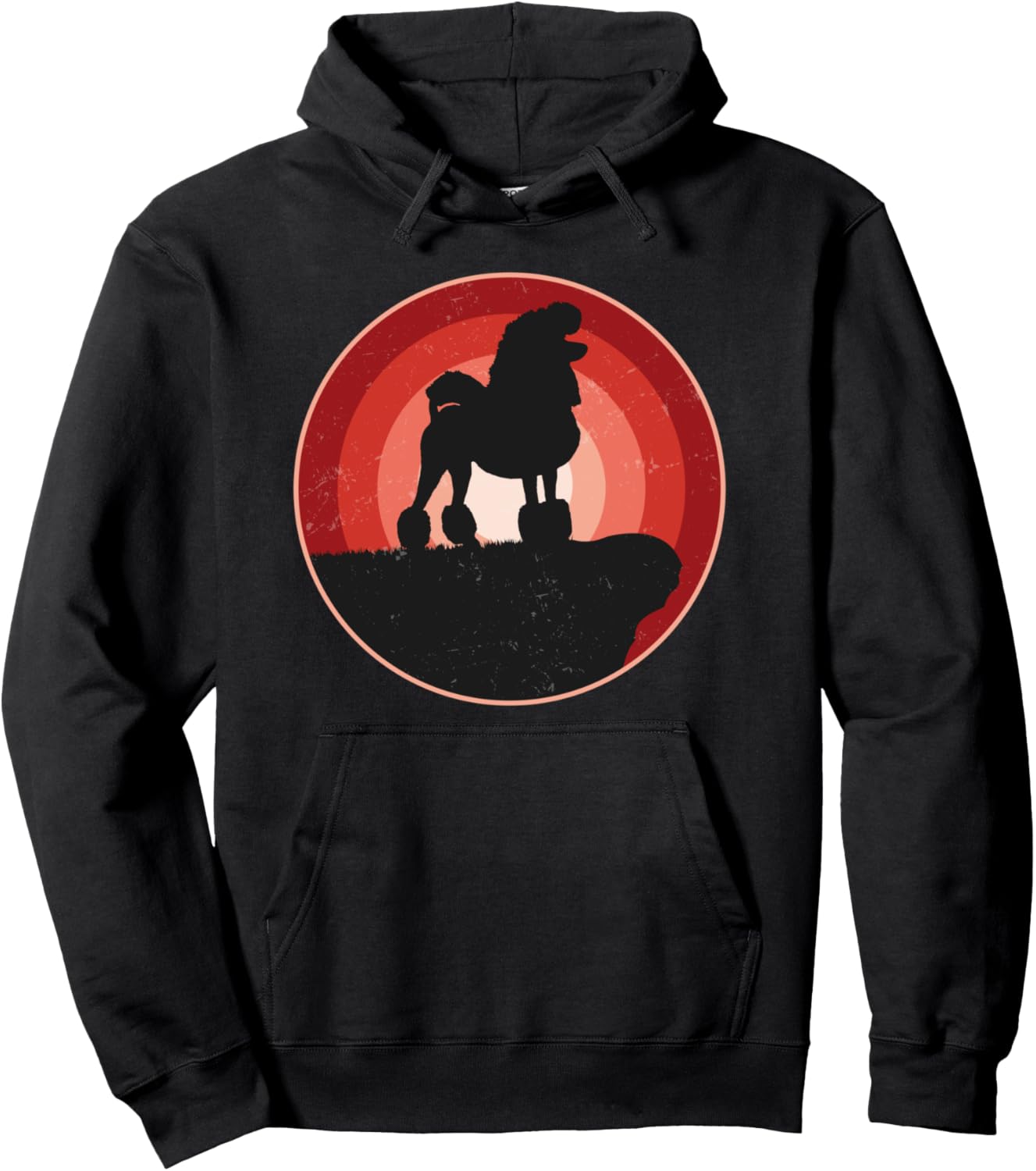 

Толстовка с капюшоном и изображением пуделя, черная Poodle Dog Hoodie, Черный, Толстовка с капюшоном и изображением пуделя, черная Poodle Dog Hoodie