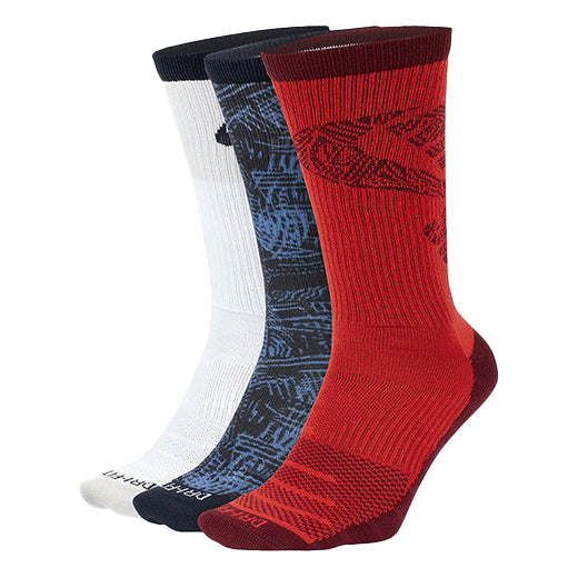 

Носки Nike Sports Breathable Running Contrasting Colors 1 3 Pairs Socks CK6570-902, разноцветный