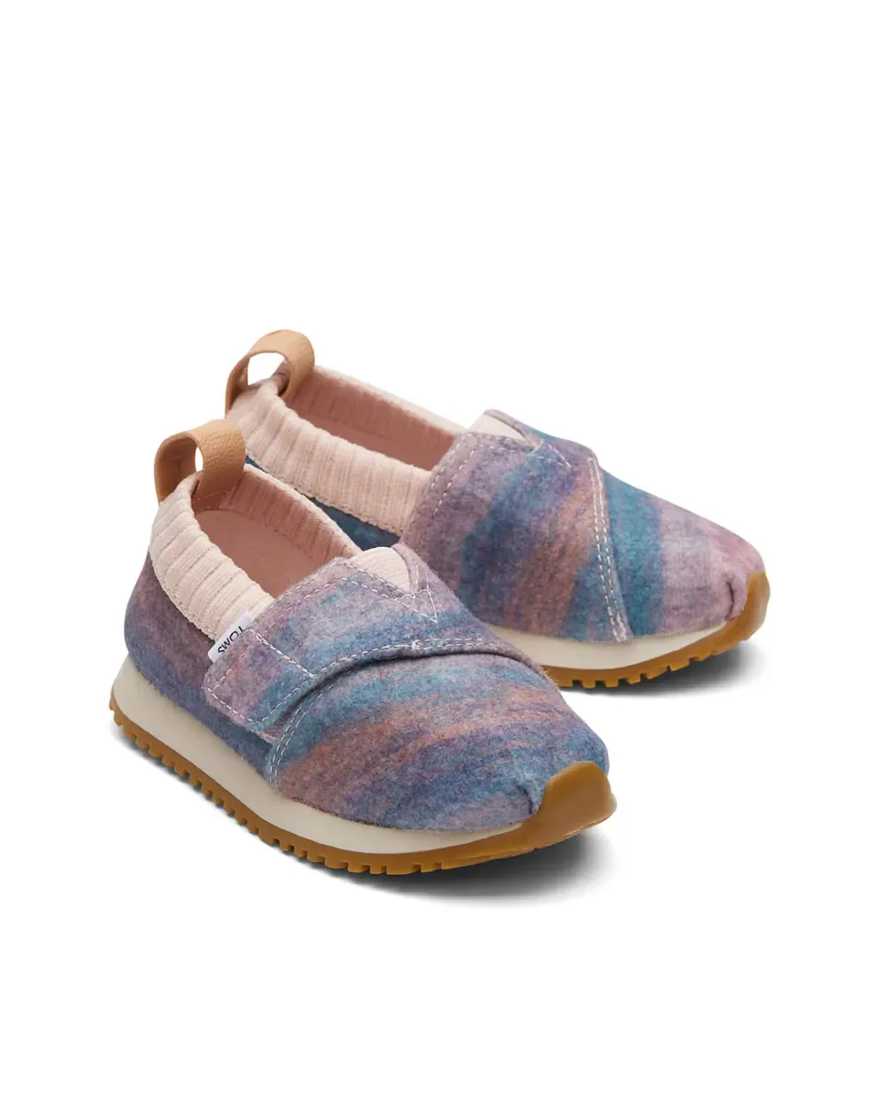 Детские ботиночки на липучке Toms, мультиколор — фото 2