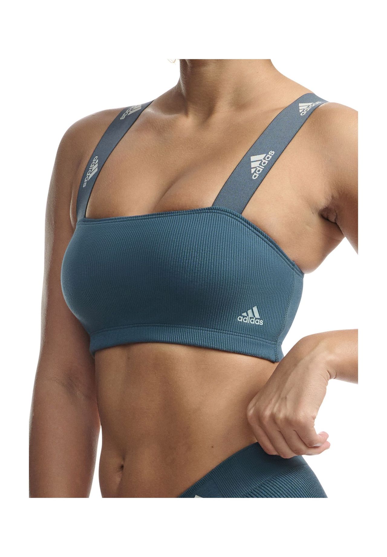 

Бюстье-бандо Adidas, цвет Mineral Green