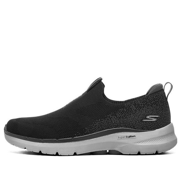 

Кроссовки go walk 6 slip on 'black' Skechers, черный