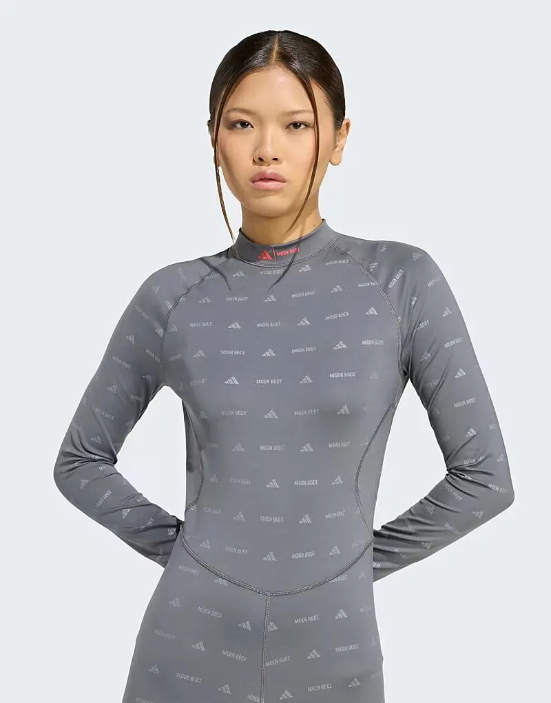 Adidas performance Adidas x moon boot bodysuit серого цвета — фото 3