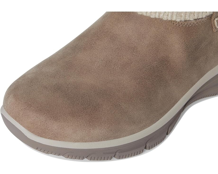 Ботинки женские SKECHERS из веганской кожи, серо-коричневый — фото 2