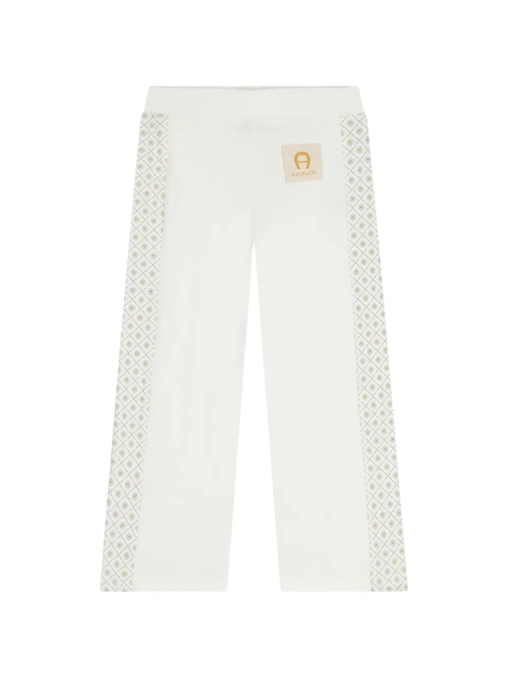 Спортивные брюки с нашивкой логотипа Aigner Kids, белый