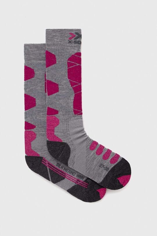 

Лыжные носки X-Socks Ski Silk Merino 4.0 X-socks, серый